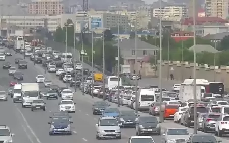 Hansı yolda tıxac var?