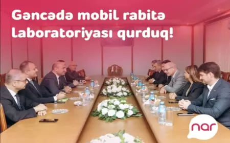 “Nar” Gəncədə tələbələr üçün mobil rabitə laboratoriyası təsis edib