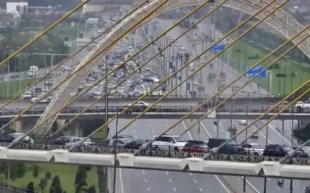 Bakının bu küçələrində hərəkət tam dayanıb