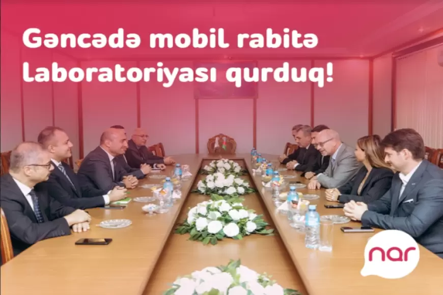 “Nar” Gəncədə tələbələr üçün mobil rabitə laboratoriyası təsis edib 