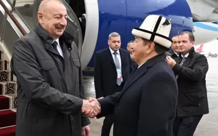 İlham Əliyevə “Çingiz Aytmatov” ordeni təqdim edildi