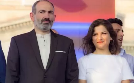 Paşinyan və qızı Məryəm Üzeyir Hacıbəyovun əsərini dinlədilər