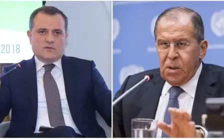 Lavrov təyyarə qəzasına görə Ceyhun Bayramova zəng etdi