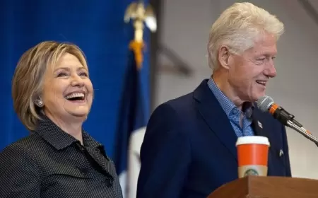 Klintonlar Trampın andiçməsinə güldü, ziyafətə qatılmadılar