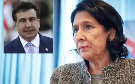 Zurabişvili Saakaşvilini niyə əfv etmədiyinin səbəbini açıqladı