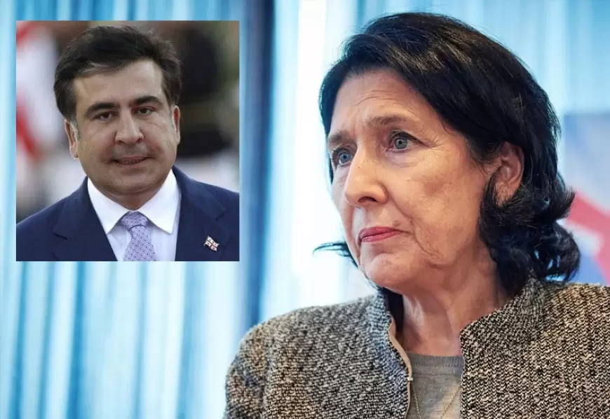 Zurabişvili Saakaşvilini niyə əfv etmədiyinin səbəbini açıqladı 