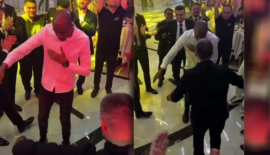 "Qarabağ"ın braziliyalı futbolçusu Azərbaycan toyunda - Bu mahnıya oynadı + VİDEO