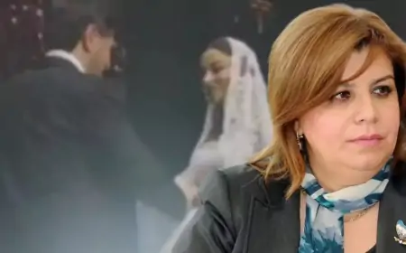 Gülər Əhmədovanın oğlunun toyundan görüntülər - VİDEO