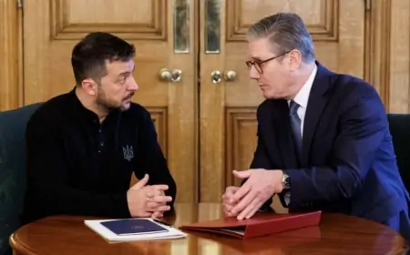 Britaniyanın baş nazirindən Zelenskiyə gecə zəngi