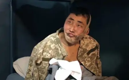 Ukraynada əsir düşən koreyalı əsgərlə müsahibə