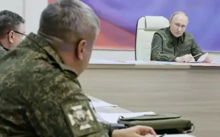 Putin hərbi geyimdə Kurskda peyda oldu, darmadağın əmri verdi