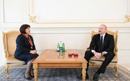 İlham Əliyev Sahibə Qafarovanı “Şərəf” ordeni ilə təltif etdi