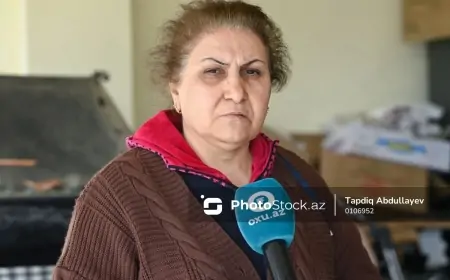 Evi başına uçurulan qadın danışdı