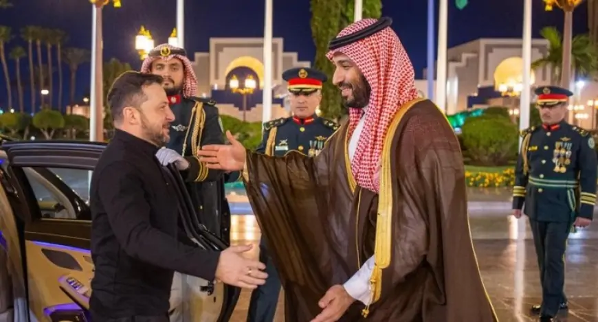 Zelenski Ciddədə belə qarşılandı - Video