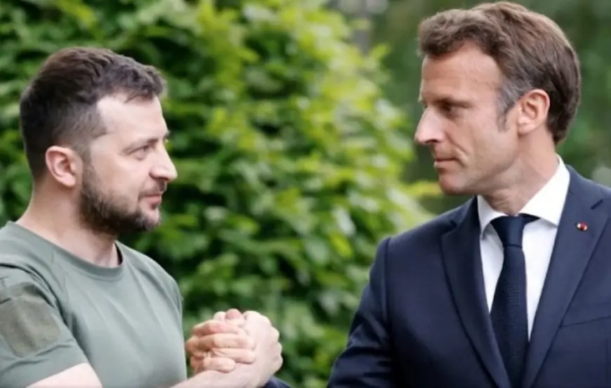 Zelenski Makronla görüşəcək 
