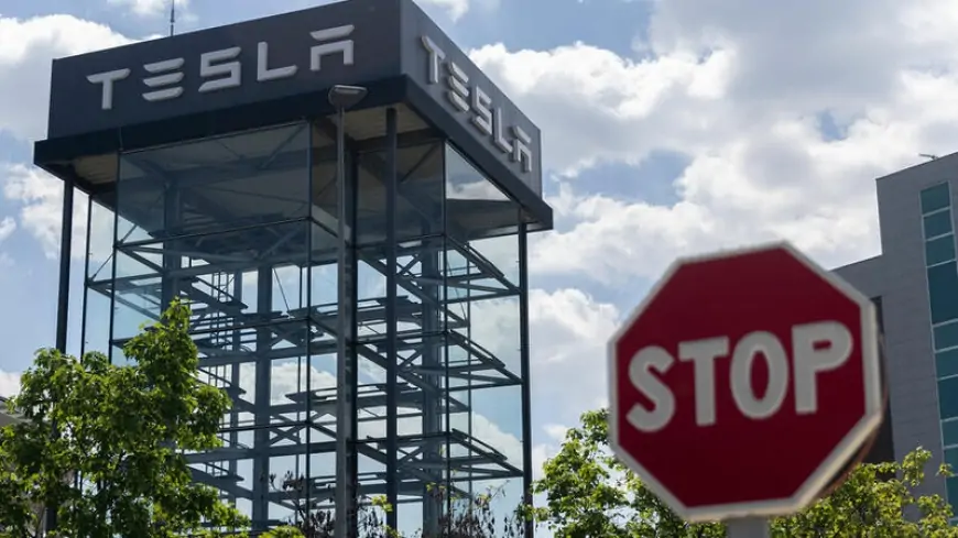 "Tesla"nın 12 enerejidoldurma stansiyası yandırıldı 