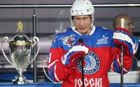 "Putin müntəzəm şəkildə xokkey oynayır"