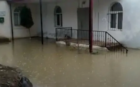 Azərbaycanda qadın yağış suyunda - Boğuldu