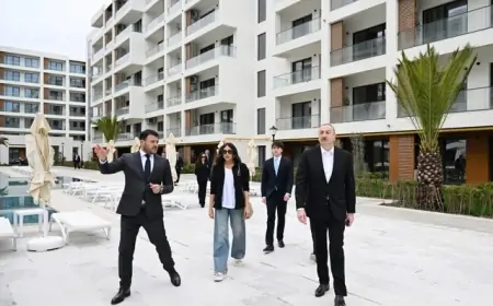 Prezidentlə xanımı “Sea Breeze”dəki layihələrlə tanış oldu