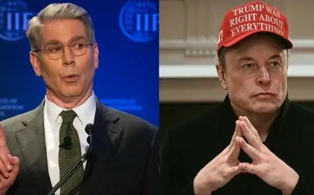 Mask və maliyyə naziri Trampın yanında dalaşdılar