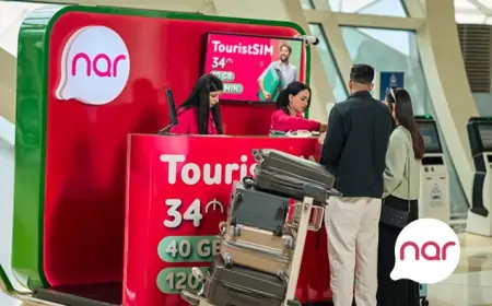 "Nar”ın sərfəli xidmətləri indi Bakı hava limanında