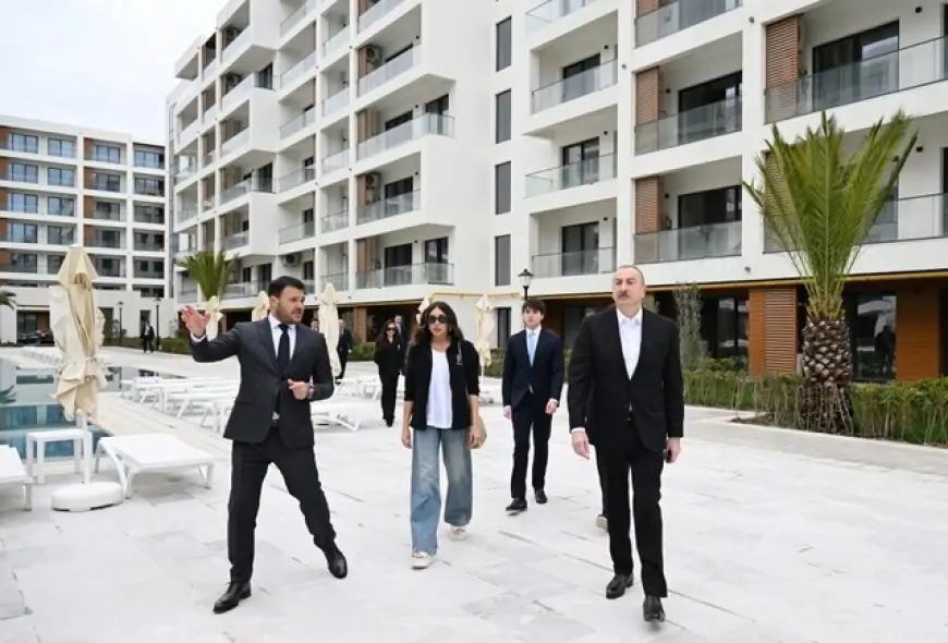 Prezidentlə xanımı “Sea Breeze”dəki layihələrlə tanış oldu - Yeniləndi