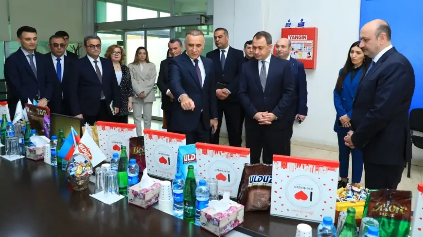Nizami Rayon İcra Hakimiyyətinin başçısı  “Ulduz” şokolad fabrikini ziyarət edib 
