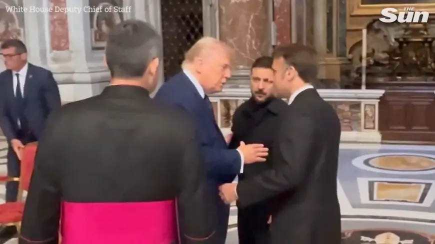 Dodaq oxuyan Nikola sirri açdı - Bu videoda Tramp Makrona nə deyir?