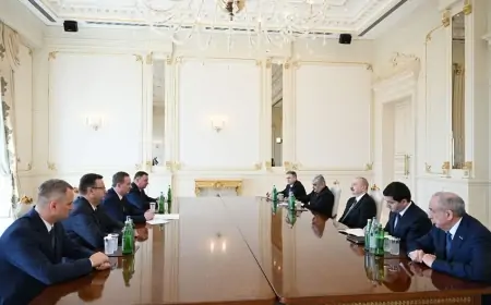 Prezident Belarusun Baş nazirini qəbul etdi - Foto