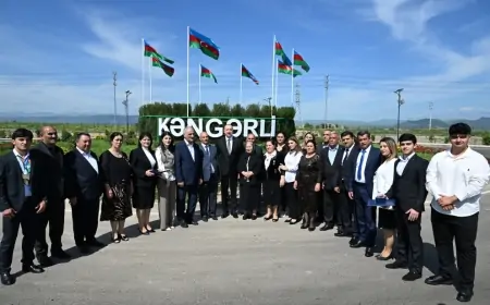 Prezident Kəngərli sakinləri ilə görüşdü