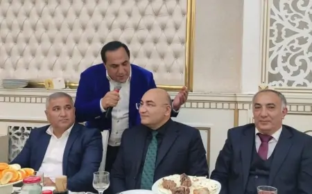 İqbal Ağazadə Manaf Ağayevin yubileyində - ÇIXIŞI + RƏQSİ