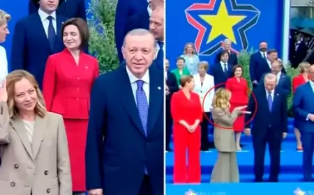 Ərdoğanla Meloninin güldürən dialoqu: “Aşağı enin...” - Foto