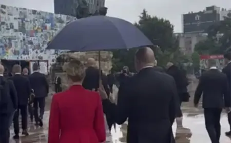 Prezidentdən Aİ-nin xanım rəsmisinə kübar jest