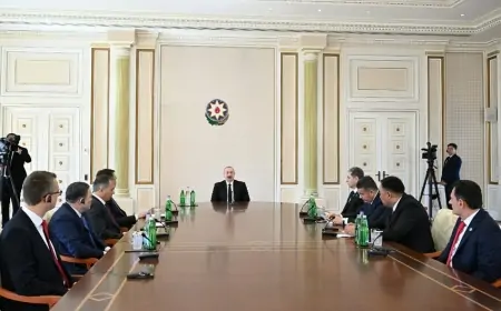 İlham Əliyev bu ölkələrin DİN rəhbərlərini qəbul etdi