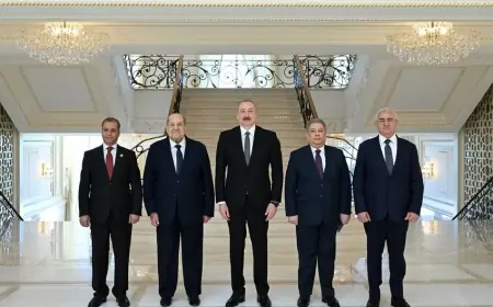 Prezident İlham Əliyev Misir Senatının sədrini qəbul edib 