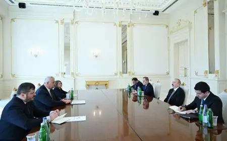 İlham Əliyev Ukraynanın xarici işlər naziri qəbul edib 