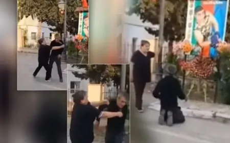 Kişini diz çökdürərək videoya çəkən şəhid anası danışdı