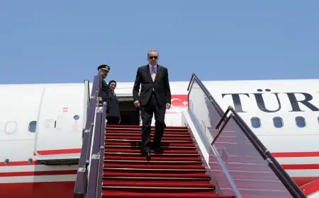 Rəcəb Tayyib Ərdoğan Azərbaycana səfərə gəlib 