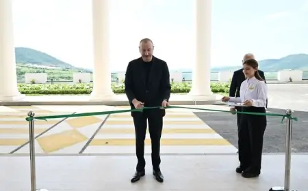 Prezident “Laçın” İstirahət Kompleksinin açılışını etdi