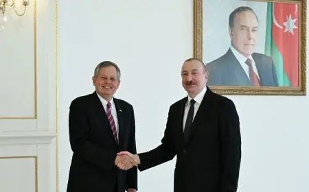 Prezident Stiv Deynsi qəbul etdi