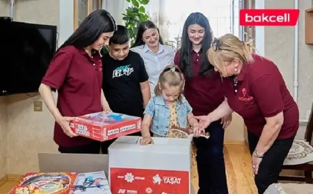 “Bakcell” “YAŞAT” Fondunun “Hədiyyə Karvanı” layihəsinə qoşuldu
