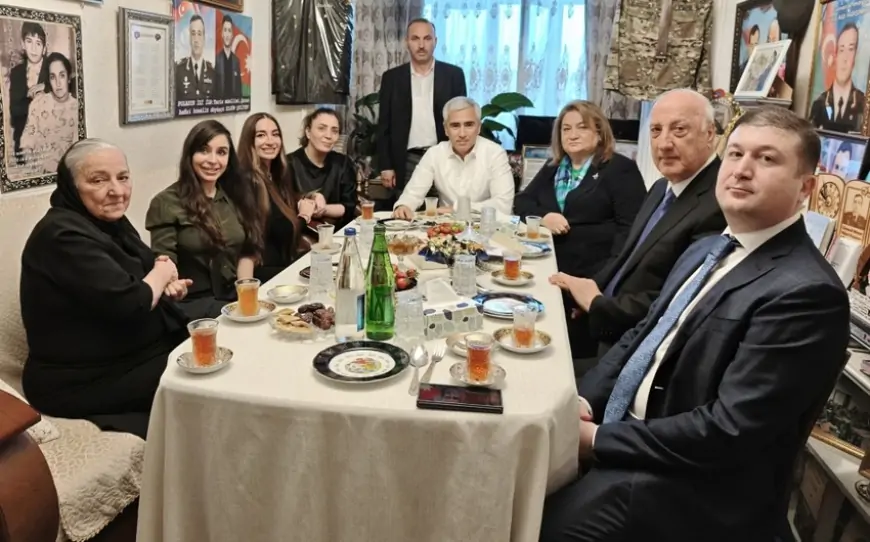 Leyla Əliyeva və Arzu Əliyeva Polad Həşimovun evində olublar 