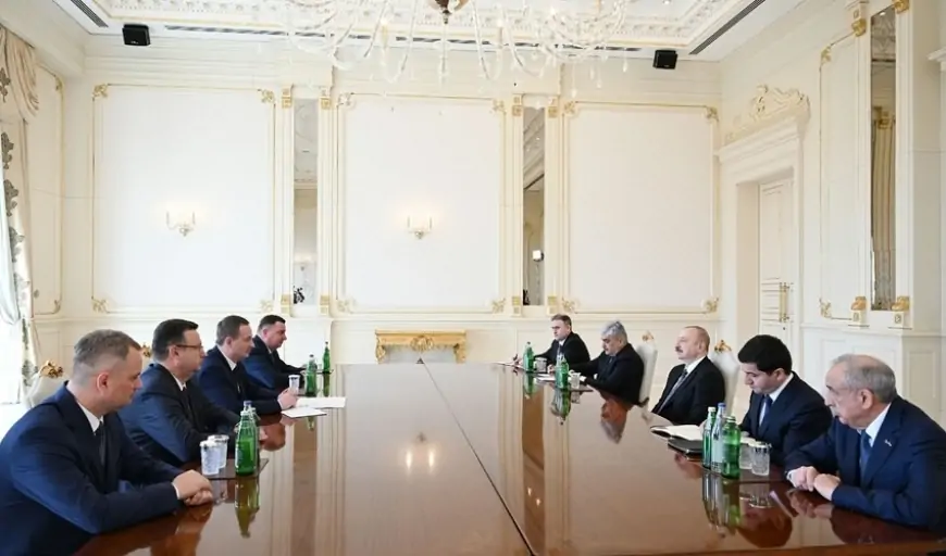 Azərbaycan Prezidenti Belarusun Baş nazirini qəbul etdi 