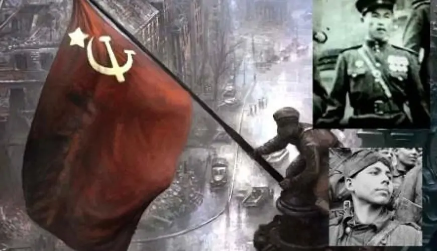 Reyxstaqa bayrağı 2 türk sancsa da... - Stalin tarixi necə saxtalaşdırıb? 