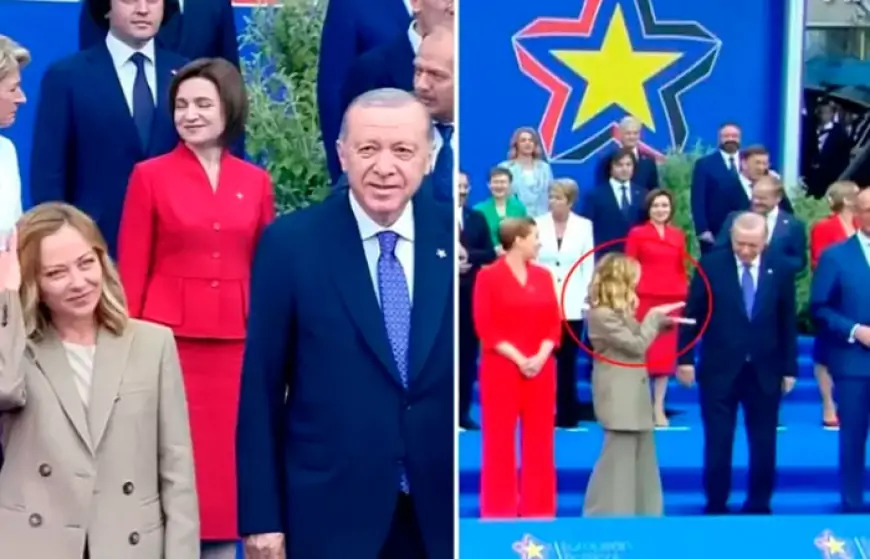 Ərdoğanla Meloninin güldürən dialoqu: “Aşağı enin...” - Foto