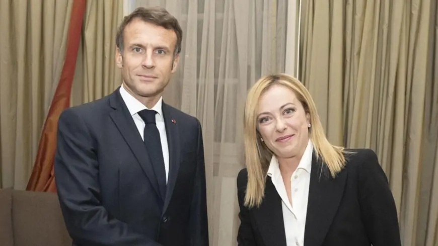 Makronla Meloni arasında münaqişə qızışdı - Araya Merts girdi 