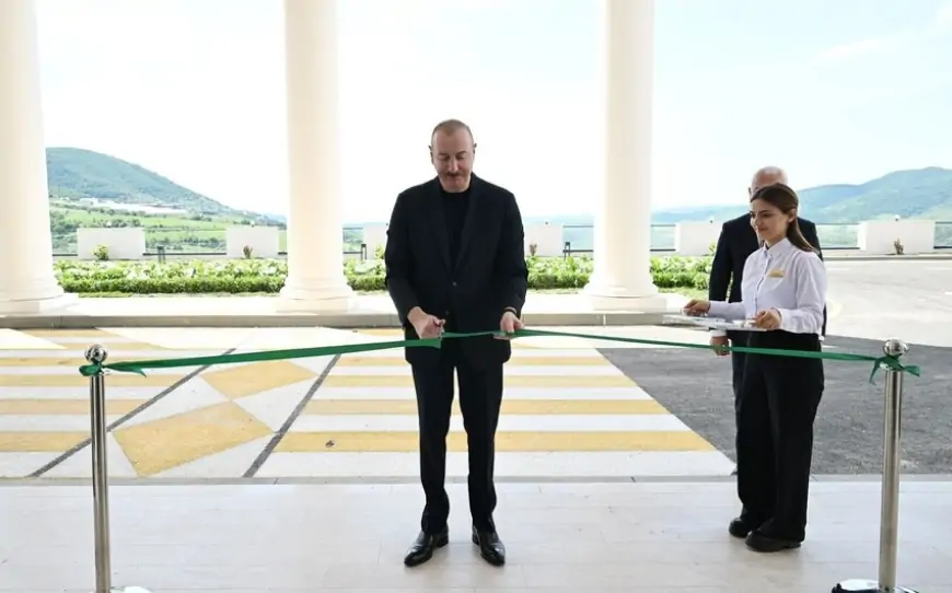 Prezident “Laçın” İstirahət Kompleksinin açılışını etdi - Foto