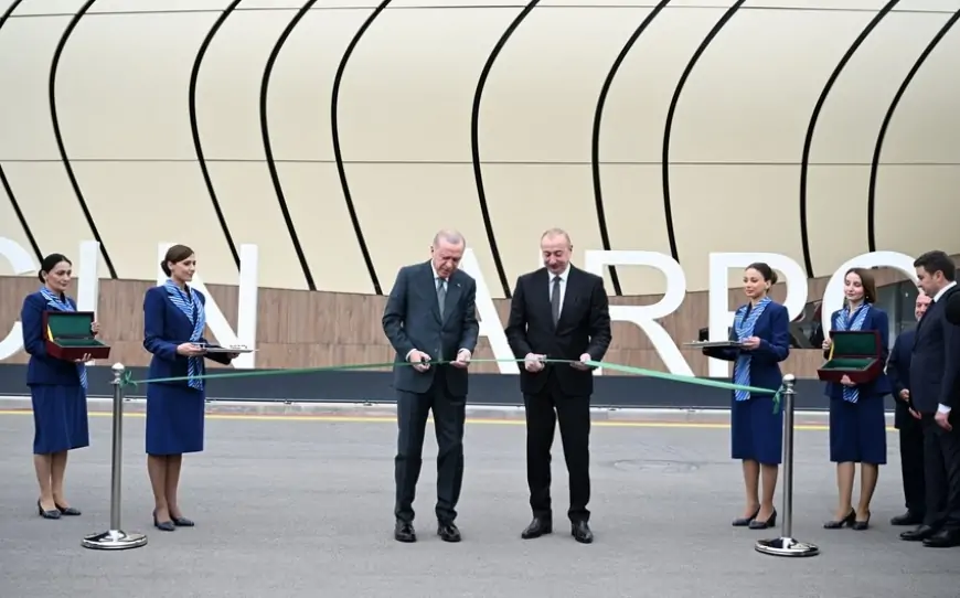 Əliyevlə Ərdoğan Laçın hava limanının açılışını etdi - Foto/Video + Yeniləndi