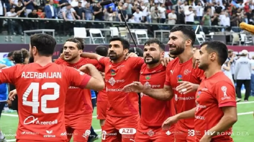 Futbolu yaradanları məğlub etdik - Millimiz yarımfinalda