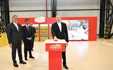 Prezident açılışa qatıldı